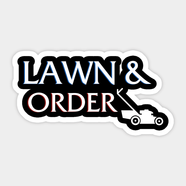 Lawn and order Sticker by Sloop